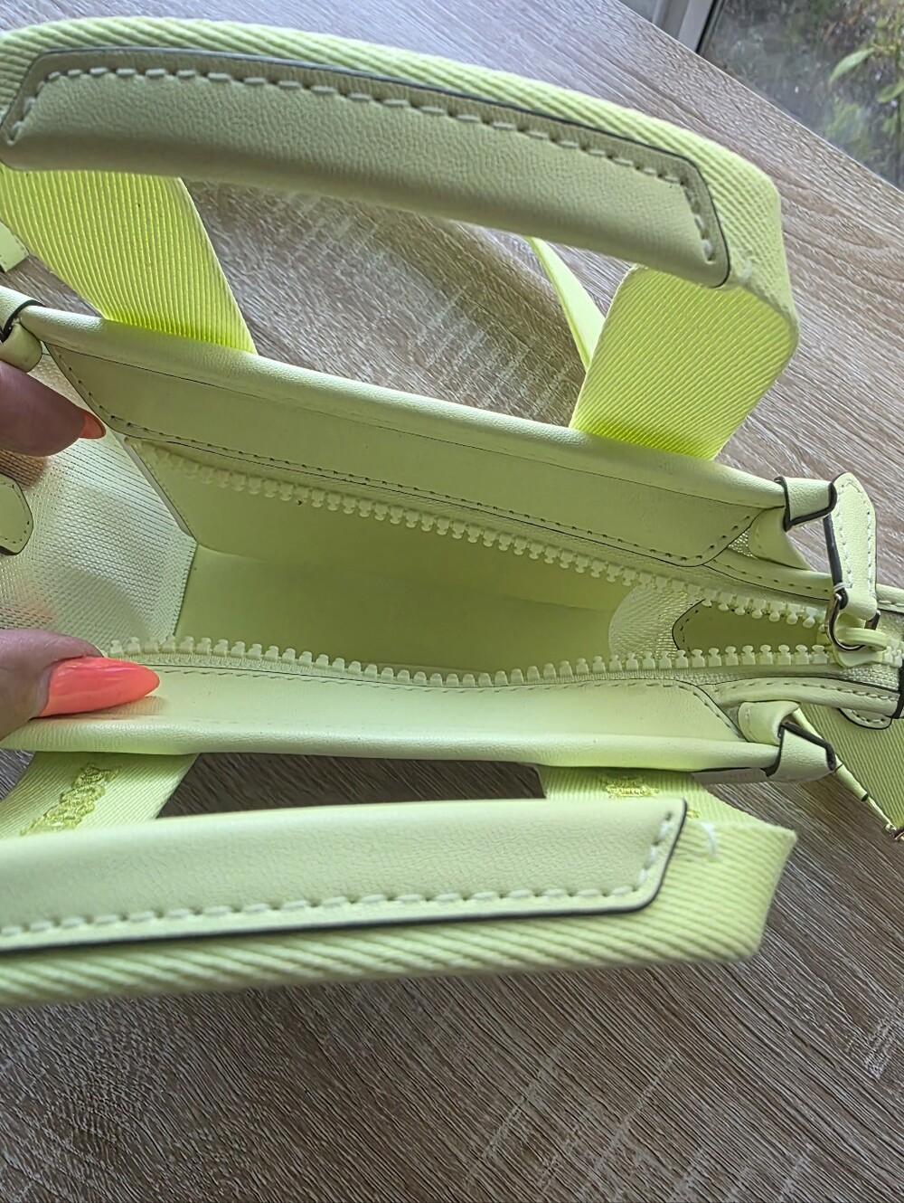kate spade Lemon-Lime Logo Strap Canvas Tote - Picture 5 of 6